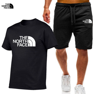 Conjunto de Dos Piezas de Camiseta de Entrenamiento de Secado Rápido con Logotipo Personalizado, Estilo Holgado y Ajustado para Correr y Hacer Ejercicio, Estilo Corto, 220 Gramos - Product Image 2