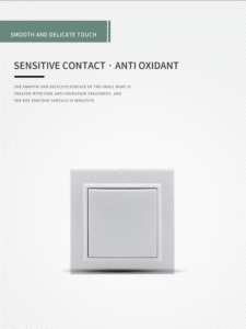 Công Tắc Đèn Điện Châu Âu 1 Gang 1 Chiều Chất Lượng Cao - Product Image 4