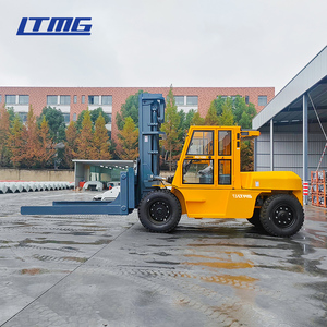 Carretilla elevadora LTMG, carretilla elevadora diésel de 10 toneladas, asiento OPS con accesorio de abrazadera de cambio lateral - Product Image 3