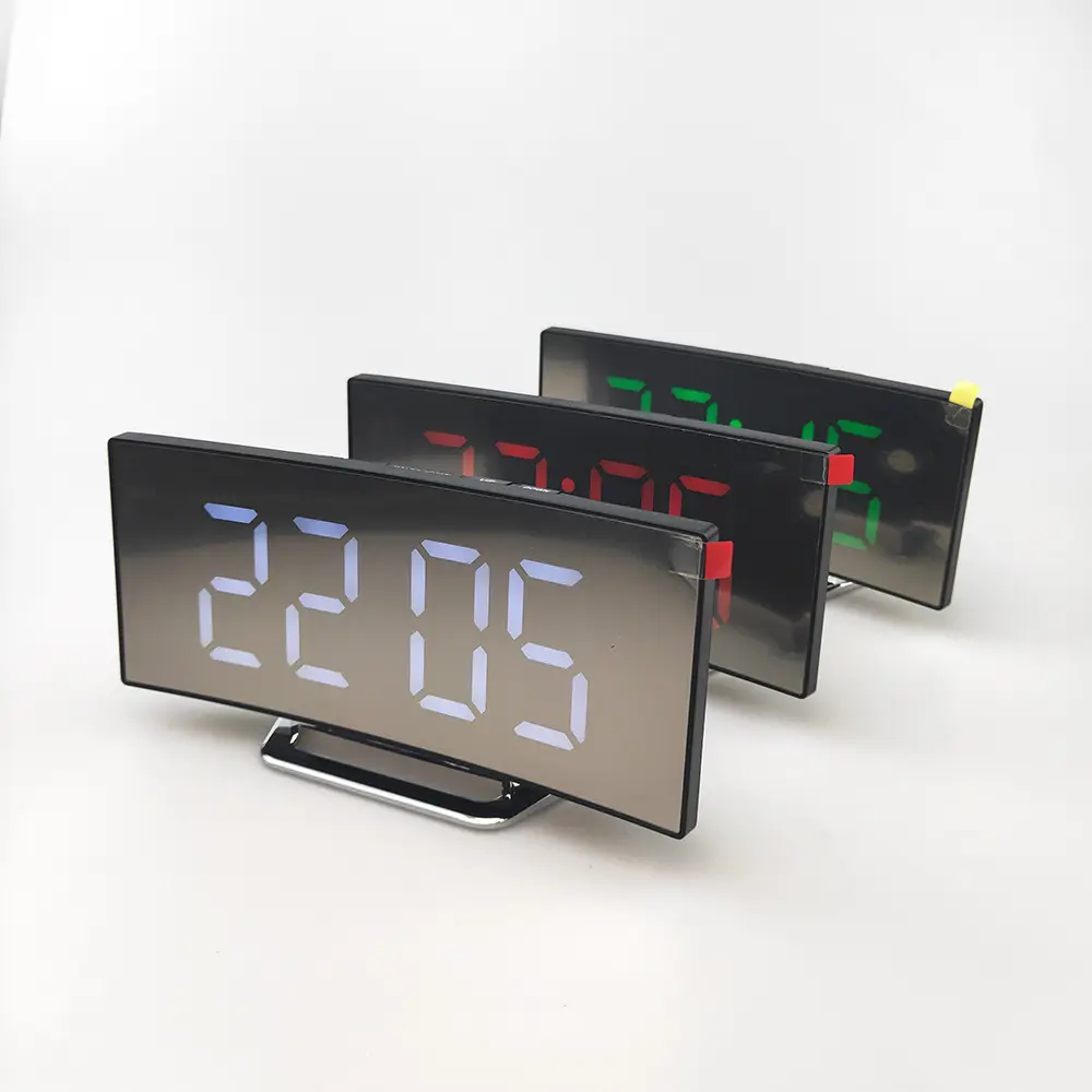 Digital LED Curve Screen Ceiling or Wall Projection Alarm clock