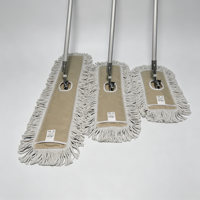 Serpillère en coton robuste à rotation flexible à 360° pour grande surface de nettoyage, idéale pour les halls d'hôtel, les bureaux et l'entretien des sols durs