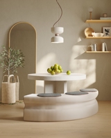 Banc en papier nid d'abeille pliable en papier kraft pour événements, canapé, banc de salon pour hôtel