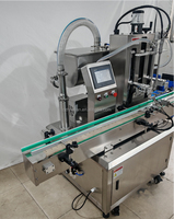 Remplisseuses automatiques à 2 buses pour sauce cosmétique, yaourt, miel, crème, bocaux, bouteilles