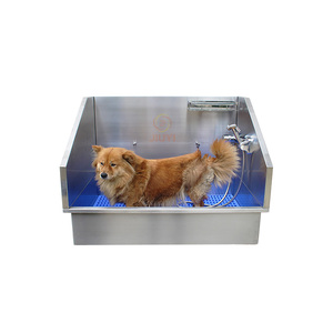Bañera comercial para aseo de mascotas, fregadero de lavado de perros de acero inoxidable para salones y clínicas de mascotas - Product Image 5