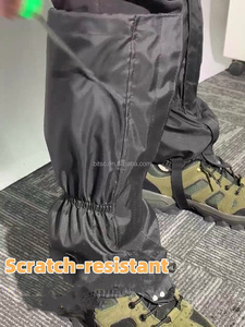 Guêtres de randonnée imperméables en polyester réglables avec sac de transport pour la randonnée, la boue, le sable, la neige, la chasse, l'alpinisme, la raquette à neige - Product Image 5