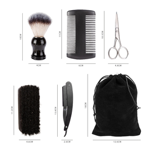 <span class=keywords><strong>Kit</strong></span> de Afeitado al por Mayor con Logotipo, Brocha para <span class=keywords><strong>Barba</strong></span>, Peine para <span class=keywords><strong>Barba</strong></span> de Madera para Cabello Corto, Juego de Peine y Brocha para <span class=keywords><strong>Barba</strong></span> - Product Image 4