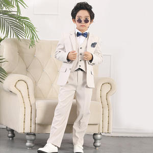 Ropa Infantil Hecha a Medida, Traje Blanco Coreano para Niños, Traje Formal para Niños - Product Image 5