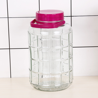 1L 2L 3L 5L 8L 10L 12L Bocal en verre de grande capacité pour distributeurs de boissons au vin de fermentation avec robinet