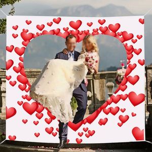 Promotional Cheap Just Married Wedding Pennant Flags Custom Logo Printed Wall Hanging Blanket Heart Cut <b>Sheet</b> Banner Unique - Product Image 6