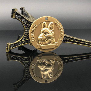 Placa <span class=keywords><strong>de</strong></span> Identificación para Perro <span class=keywords><strong>de</strong></span> Metal con Relieve Tridimensional, Placa <span class=keywords><strong>de</strong></span> Identificación para Mascotas <span class=keywords><strong>de</strong></span> Latón con Letras - Product Image 4