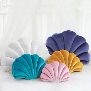2022 New Creative <strong>Shell</strong> Toy Stuffed Soft <strong>Shell</strong> Plush Pillow 10 Colors <strong>Shell</strong> Throw Pillow <strong>Cushion</strong> As Sofa Car Home Decoration - Product Image 2