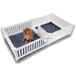 AromaNano Whelp Box for Dogs Dual Zone with Storage Bags Safety Rail System Whelp Supplies