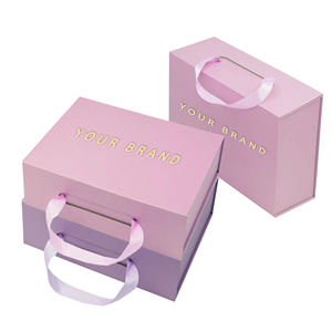 Custom <b>Large</b> Luxury Handbag Shape Rigid Eco-Friendly <b>Gift</b> <b>Box</b> UV Finish Custom Logo for Cosmetic Apparel Holiday Business <b>Gifts</b> - Product Image 4