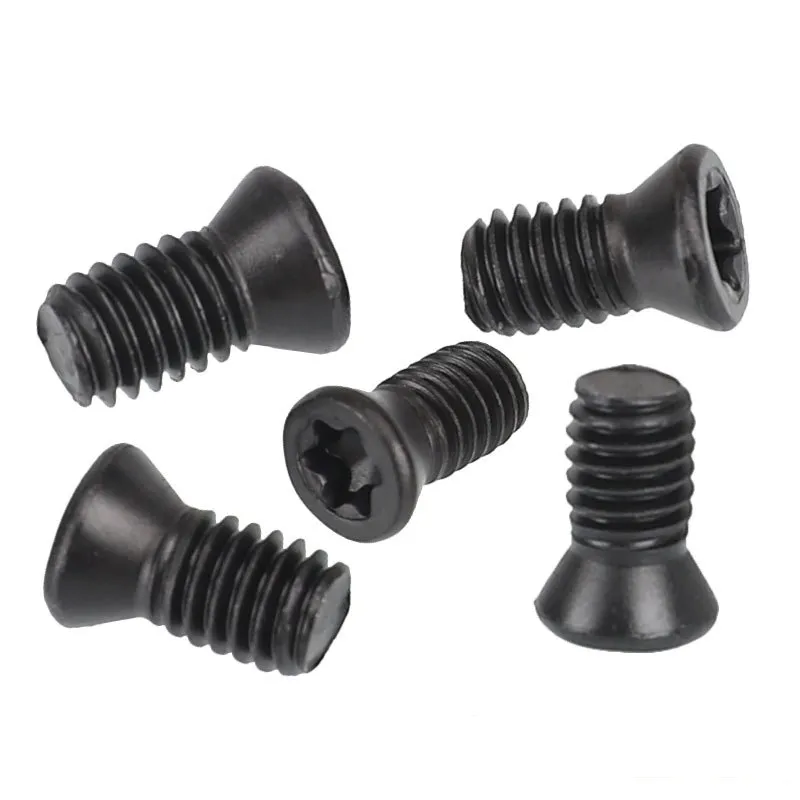 Torx Screws for Replaces Carbide Insert T6 T8 T10 T20 Insert CNC Torx Screw Steel Black Oxide Countersunk Head Torx Screw