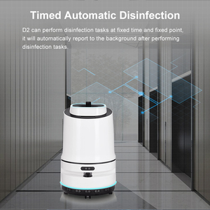 Robot di Disinfezione Commerciale a Navigazione Autonoma da 15L di Grande Capacità, Robot AI per Disinfezione a Spruzzo per Centri Commerciali - Product Image 6