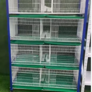 Lồng nuôi chim cảnh cao cấp hiện đại, có khay nhựa chắc chắn, khung thép, kèm tổ cỏ, có thể gấp gọn. - Product Image 3