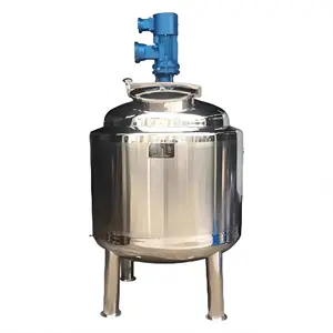 DZJX Body Wash Liquid Hand Soap Mixing Tank Vacuum Emulsifier Mixer Homogenizer 50 L Mixing Tank With Heater