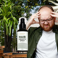 Spray de croissance capillaire multi-botanique avec huile de jojoba et lavande pour des cheveux plus épais et plus longs