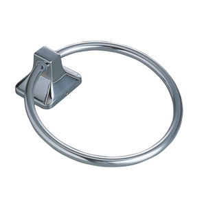 Support mural chromé pour serviettes en acier inoxydable SS201 avec base en alliage de zinc – Quincaillerie de salle de bain moderne – Prix usine - Product Image 4