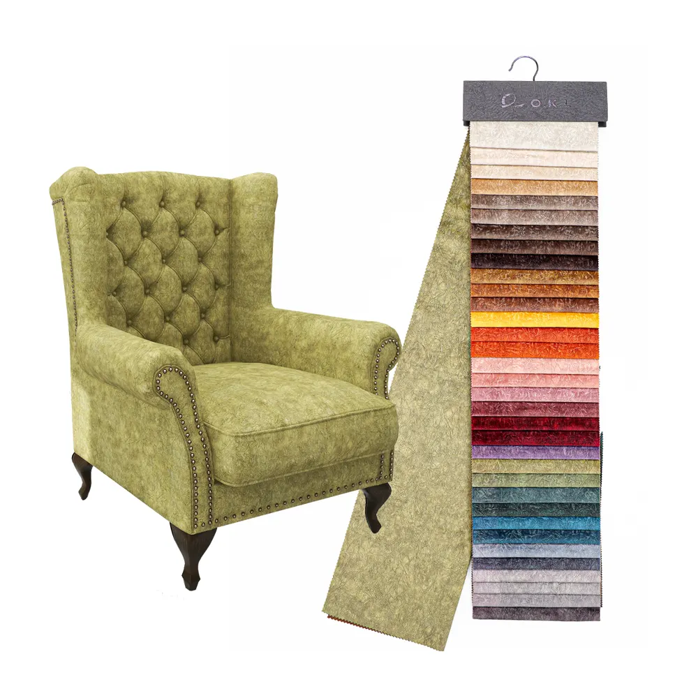 OKL23119 holland velvet accent lounge chair nordic single sofa fabric velvet fabric