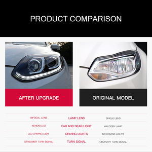 XT Upgrade per <span class=keywords><strong>Ford</strong></span> <span class=keywords><strong>Focus</strong></span> 2012-2014 Bi-Xenon LED luce di marcia diurna faro anteriore parti parti accessori plug and play - Product Image 2