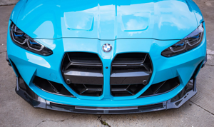 Calandre G80 M3 style CSL en fibre de carbone sèche, garniture de pare-chocs avant, calandre pour BMW G80 M3 G82 M4 - Product Image 5