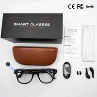 SANVNET 2026 GS5 Max POV Lunettes Caméra 8MP avec Traduction IA, Étui de Charge, Double Lentille, Lunettes Intelligentes 4K pour Hommes Sportifs