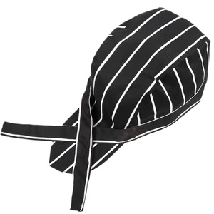 Gorro de Chef para Restaurante, Estilo Pirata, Color Sólido, Secado Rápido, Parte Superior Plana, Unisex, Uniforme - Product Image 5