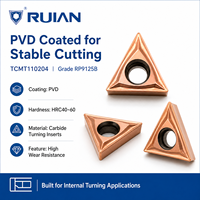 Outil de tournage interne de haute précision TCMT Triangle HRC25-35 avec plaquette en carbure PVD, disponible en version OEM, pour tournage CNC et usinage des métaux