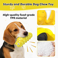 Jouet interactif pour chien avec logo personnalisé, couleur personnalisable, en forme de chenille, couineur, résistant à la mastication, pour la baignade et le jeu de rapport, adapté à toutes les races