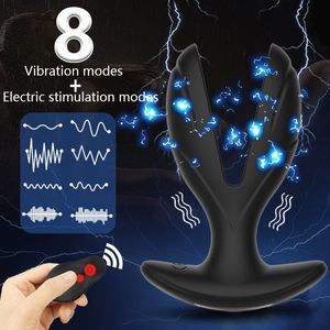 8 Frequenz Fernbedienung Silikonst ecker <span class=keywords><strong>Big</strong></span> <span class=keywords><strong>Black</strong></span> <span class=keywords><strong>Anal</strong></span> Vibrator <span class=keywords><strong>Plug</strong></span> Sexspielzeug mit Vibration für <span class=keywords><strong>Anal</strong></span> & <span class=keywords><strong>Butt</strong></span> Fern gesteuert - Product Image 4
