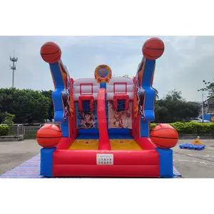 Commercial Inflatable Sports Full Court Basketball Goal Games