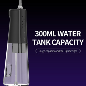 Irrigateur <span class=keywords><strong>dentaire</strong></span> sans fil rechargeable à haute pression Pulse Stream avec grand réservoir d'eau pour l'hygiène buccale - Product Image 4