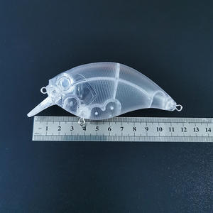 R-8415 supérieure droite 115mm 42.3g leurre non peint appâts transparents appâts en plastique dur bec carré appâts à manivelle appâts artificiels - Product Image 3