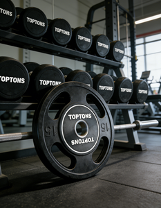 TOPTONS – Plaques de poids en <span class=keywords><strong>caoutchouc</strong></span> pour haltères, équipement de fitness pour l'entraînement, 2,5 kg, 5 kg, 10 kg, 15 kg, 20 kg, 25 kg – Vente en gros - Product Image 6