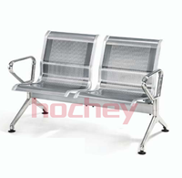 Sièges publics personnalisés Sièges pour hôpitaux Chaises de salle d'attente en acier inoxydable Chaise d'attente