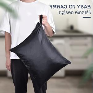 Bolsa de lavandería multifuncional, organizador de almacenamiento rectangular impermeable de nailon para ropa de 16x20 a 28x45 pulgadas - Product Image 4