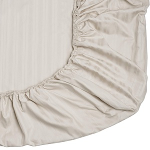 Qualità del commercio all'ingrosso <span class=keywords><strong>di</strong></span> queen size bianco dobby <span class=keywords><strong>raso</strong></span> della banda da letto in <span class=keywords><strong>cotone</strong></span> foglio per la casa - Product Image 3