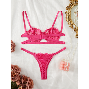 Normal chaud <span class=keywords><strong>nuisette</strong></span> dames matures vilain Costume intimes soutien-gorge et ensemble dentelle Push-up Sexy Lingerie pour lune de miel - Product Image 6