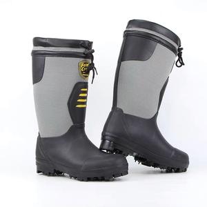 Bottes de ferme en caoutchouc et néoprène, étanche, antidérapantes, légères, pour hommes, en acier, pour la pêche, nouvelle collection, - Product Image 4