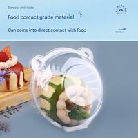 Boîte en plastique transparente jetable pour gâteaux, emballage transparent pour desserts, conteneur en plastique pour desserts