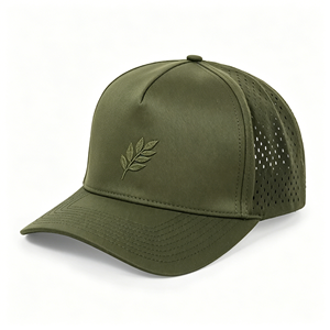 Gorra de Béisbol Personalizada con Logotipo, Verde, Transpirable, Impermeable, de Forro Polar, Visera Plana, Perfil Medio, para Actividades al Aire Libre y Fiestas - Product Image 3