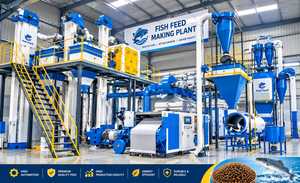 Nueva Máquina Automática para Fabricar Alimento Flotante para Peces, Planta Completa de Producción de Alimento para Peces, Extrusora, Molino, Línea de Producción de Acero Inoxidable de Alta Calidad - Product Image 2