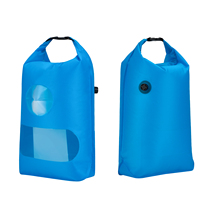 Sac de Lavage Portable Étanche avec Fermeture Roll-Top pour Camping et Lavage Manuel, avec Poche d'Accès Facile