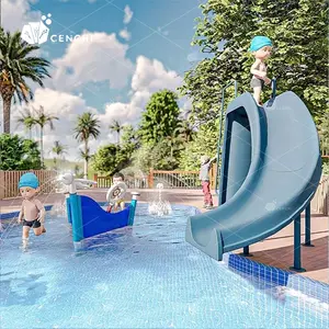Cenchi park pad fai da te splash pad residenziale a casa cortile piscina scivolo splash water park parco giochi
