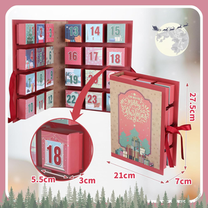 Sách Advent Lịch Giáng Sinh Advent Lịch Hộp Quà Tặng Để Điền 24 Ngày Advent Lịch Hộp Quà Tặng Cho Trẻ Em Người Lớn Tự Làm - Product Image 3