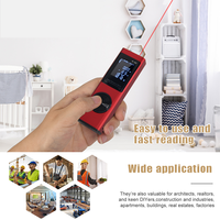 Distancemètre Laser numérique intelligent 80/60m avec mesure en temps réel dispositif d'instrument de mesure à longue portée