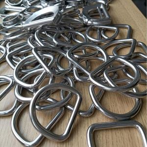 Anillo D de acero inoxidable de metal de 50mm de alta calidad Anillo D de acero inoxidable - Product Image 2