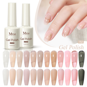Lot de 12 vernis à ongles semi-permanents en gel UV sans HEMA de 15 ml pour manucure française DIY, kit de vernis gel UV semi-permanent, fournitures de nail art à marque privée - Product Image 6