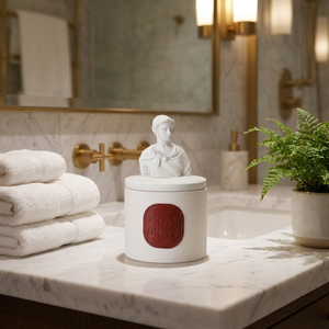 Candela Aromaterapica in Cera di Soia con Statuetta - Confezione Regalo Stile Instagram per Matrimoni, Compleanni e Regali di Laurea - Product Image 1